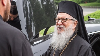 Archbishop Demetrios Arrival